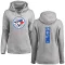 Women's Toronto Blue Jays Paolo Espino Ash Backer Pullover Hoodie