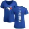 Women's Toronto Blue Jays Roberto Alomar Royal Backer Slim Fit T-Shirt