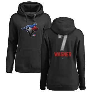 Women's Toronto Blue Jays Will Wagner Black Branded Midnight Mascot Pullover Hoodie -