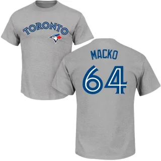 Youth Toronto Blue Jays Adam Macko Gray Roster T-Shirt