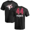 Youth Toronto Blue Jays Bowden Francis Black Name and Number Banner Wave T-Shirt