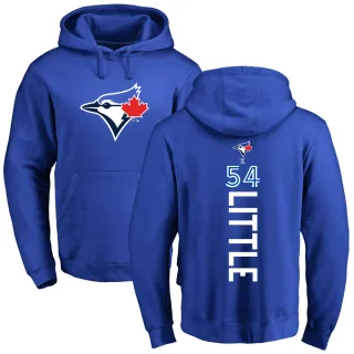 Youth Toronto Blue Jays Brendon Little Royal Backer Pullover Hoodie