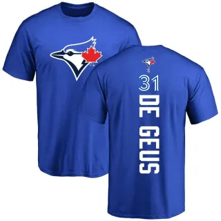 Youth Toronto Blue Jays Brett de Geus Royal Backer T-Shirt