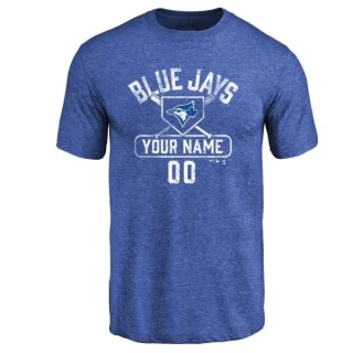 Youth Toronto Blue Jays Custom Royal Base Runner T-Shirt