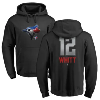 Youth Toronto Blue Jays Ernie Whitt Black Branded Midnight Mascot Pullover Hoodie -