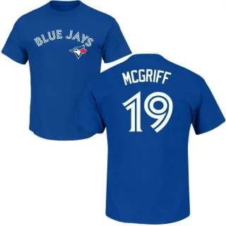 Youth Toronto Blue Jays Fred Mcgriff Royal Roster T-Shirt