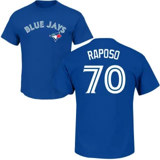 Youth Toronto Blue Jays Nicholas Raposo Royal Roster T-Shirt