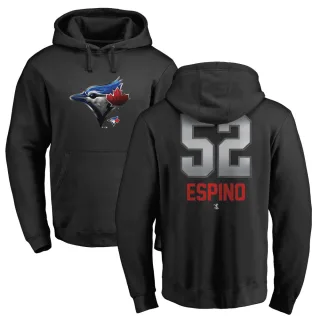 Youth Toronto Blue Jays Paolo Espino Black Branded Midnight Mascot Pullover Hoodie -