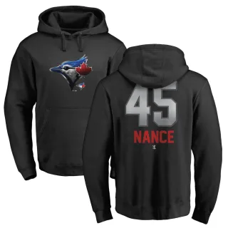 Youth Toronto Blue Jays Tommy Nance Black Branded Midnight Mascot Pullover Hoodie -