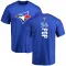 Youth Toronto Blue Jays Zach Pop Royal Backer T-Shirt